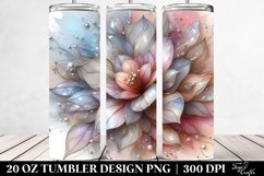 Abstract Stained Magnolia 20 Oz Tumbler Product Image 2