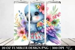 Whimsical Baby Parrot | 20 Oz Tumbler Product Image 2