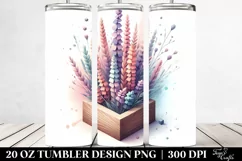 Abstract Wooden Heather 20 Oz Tumbler Product Image 2