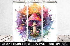 Magical Celestial Mushroom 20 Oz Tumbler Product Image 2