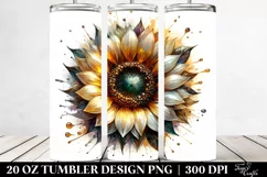 Shiny Sunflower | 20 Oz Tumbler Product Image 2