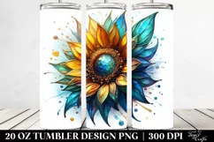 Shiny Sunflower | 20 Oz Tumbler Product Image 2