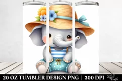Colorful Baby Elephant | 20 Oz Tumbler Product Image 2