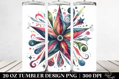 Whimsical Colorful Star | 20 Oz Tumbler Product Image 2