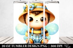Colorful Baby Bee Summer Dress | 20 oz Tumbler Product Image 2