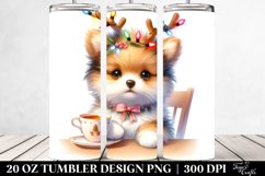 Expressive Baby Collie with Christmas Lights, Transparent 20 Product Image 2