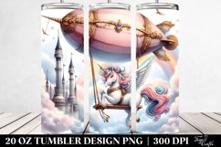 Cute Baby Unicorn Swing Tumbler | 20 Oz Tumbler Product Image 2