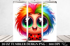 Colorful Crazy Baby Ladybug | 20 Oz Tumbler Product Image 2
