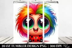 Colorful Crazy Baby Ladybug | 20 Oz Tumbler Product Image 2