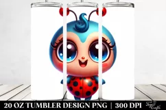 Colorful Crazy Baby Ladybug | 20 Oz Tumbler Product Image 2