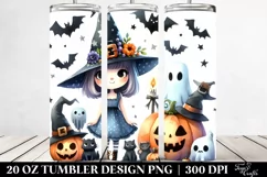 Simple Funny Halloween Witch 20 Oz Tumbler Product Image 2