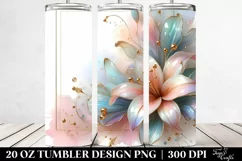 Glossy Golden Lily 20 Oz Tumbler Product Image 2