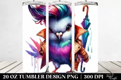 Vibrant Baby Dove Posed as a Model 20 Oz Tumbler Product Image 2