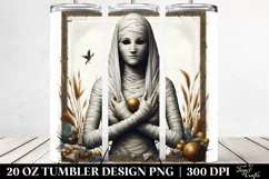 Simple Mummy, Digital Painting | 20 oz Tumbler Product Image 2