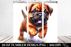 Enthusiastic Bullmastiff | 20 oz Tumbler Product Image 2