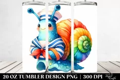 Colorful Snail Sailor Suit | 20 Oz Tumbler Product Image 2