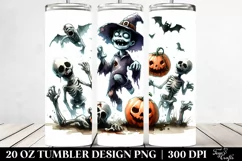 Funny Halloween Zombie 20 Oz Tumbler Product Image 2