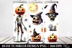 Funny Halloween Zombie 20 Oz Tumbler Product Image 2