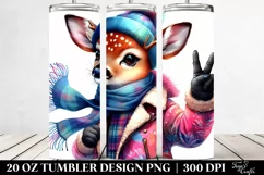 Agressive Baby Deer | 20 oz Tumbler Product Image 2