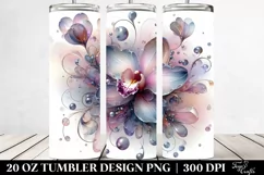Abstract Pastel Glossy Orchid | 20 oz Tumbler Product Image 2