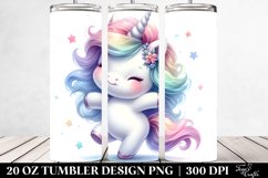 Cute Baby Unicorn Dancing | 20 Oz Tumbler Product Image 2