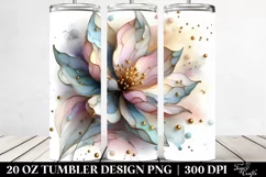 Glossy Golden Magnolia 20 Oz Tumbler Product Image 2