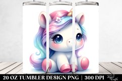 Cute Baby Unicorn Pastel | 20 Oz Tumbler Product Image 2