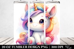Cute Baby Unicorn Pastel | 20 Oz Tumbler Product Image 2