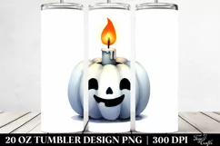 Funny Halloween Candle 20 Oz Tumbler Product Image 2