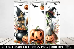 Funny Witch Clipart, High-Res 20 Oz Tumbler Product Image 2
