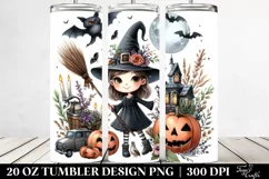 Funny Halloween Witch 20 Oz Tumbler Product Image 2