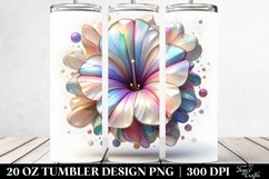 Shiny Petunia Tumbler | 20 oz Tumbler Product Image 2