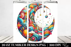 Colorful Whimsical Moon | 20 Oz Tumbler Product Image 2