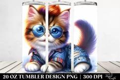 Happy Baby Cat | 20 oz Tumbler Product Image 2