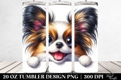 Crazy Papillon Watercolor Tumbler | 20 oz Tumbler Product Image 2