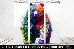 Abstract Vibrant Watercolor Bear | 20 oz Tumbler Product Image 2