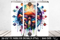 Magical Celestial Mushroom 20 Oz Tumbler Product Image 2