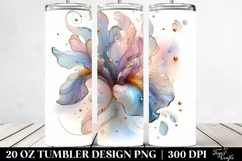 Glossy Golden Iris 20 Oz Tumbler Product Image 2