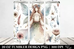 Boho Fairy Watercolor | 20 oz Tumbler Product Image 2