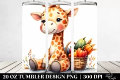 Simple Baby Giraffe Quirky Colorful Artistic | 20 oz Tumbler Product Image 2