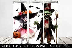 Funny Halloween Zombie 20 Oz Tumbler Product Image 2