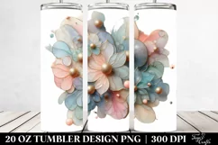 Glossy Cosmic Abstract Clipart, High-Res 20 Oz Tumbler Product Image 2