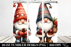 Retro Gnome, Watercolor | 20 oz Tumbler Product Image 2