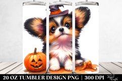 Vibrant Papillon, Transparent 20 Oz Tumbler Product Image 2