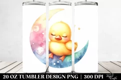 Colorful Baby Duck Moon | 20 Oz Tumbler Product Image 2
