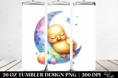 Colorful Baby Duck Moon | 20 Oz Tumbler Product Image 2