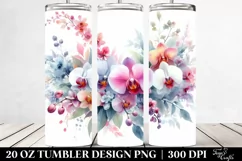 Cute Cartoon-Style Peacock 20 Oz Tumbler Product Image 2