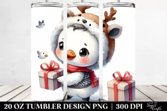 Expressive Baby Swan with Christmas Lights, Transparent 20 Product Image 2