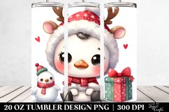 Expressive Baby Swan with Christmas Lights, Transparent 20 Product Image 2