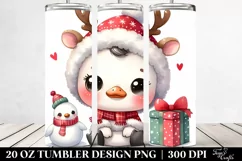 Expressive Baby Swan with Christmas Lights, Transparent 20 Product Image 2